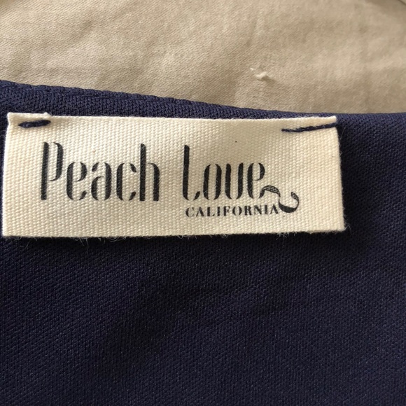 ❤️Beautiful Navy Red Floral Dress❤️ - Picture 7 of 8